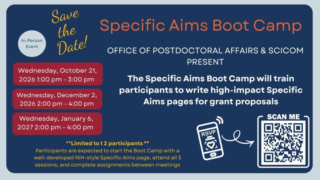 Specific Aims Boot Camp