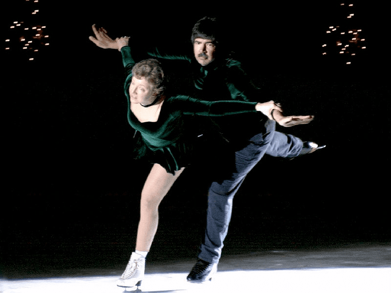 Pairs ice skating