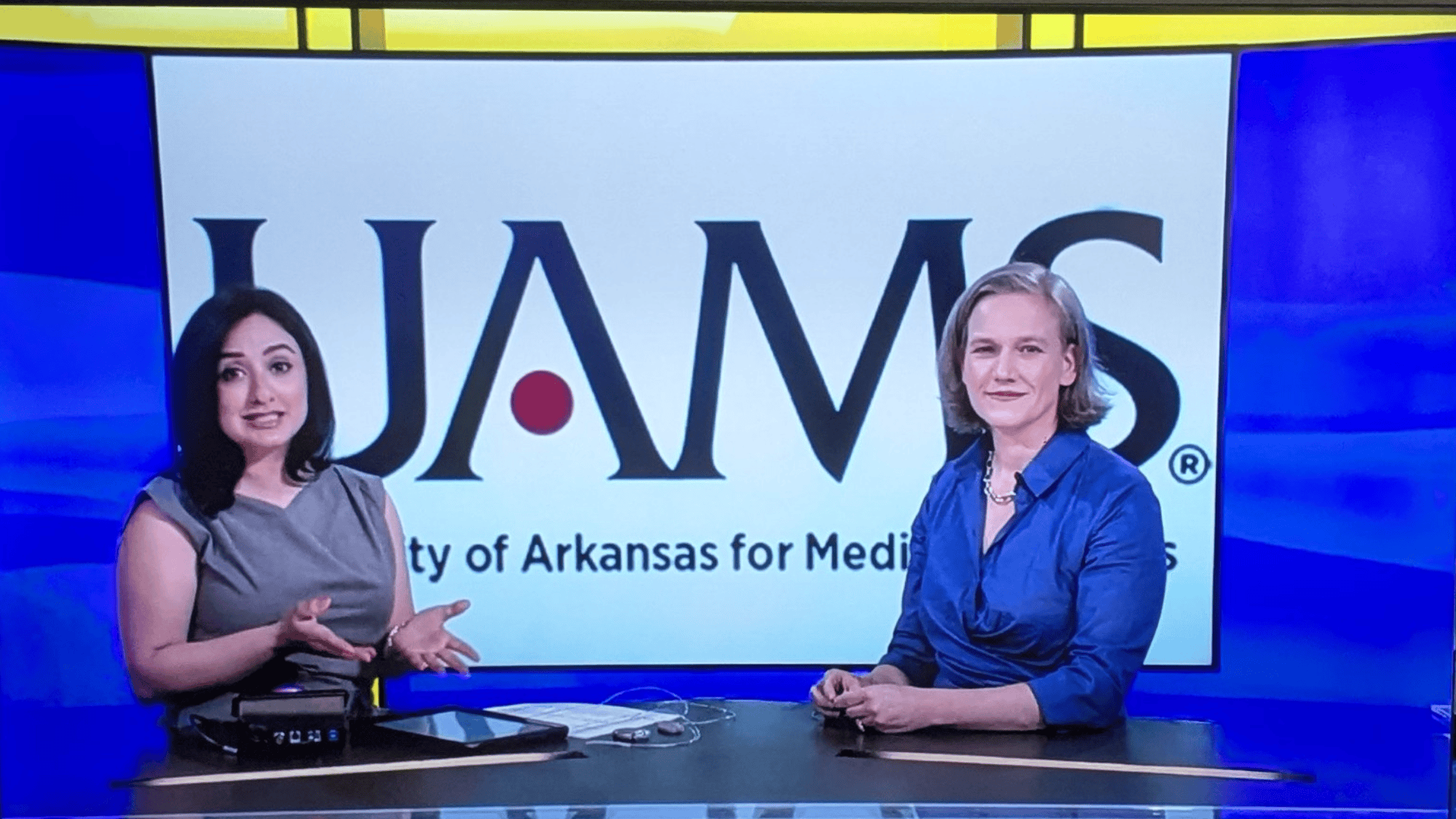 Dr. Erika Petersen on KATV Channel 7 Daybreak discussing UAMS clinical trials